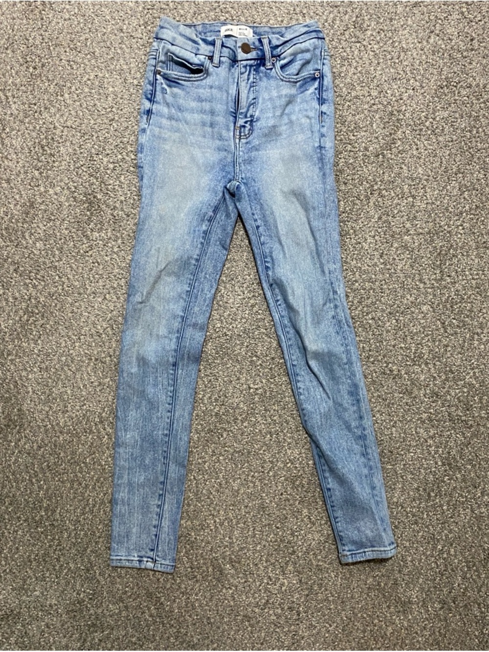 Buckle Light Blue Women’s High-Rise Skinny Jeans